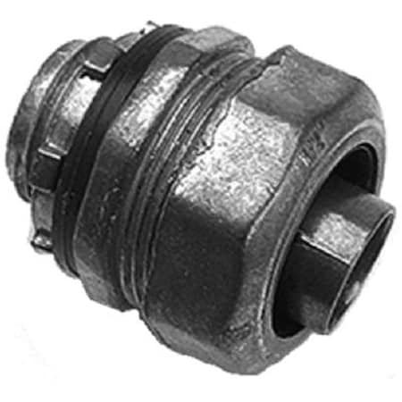 Halex Conduit Fitting Connector, 3/4 in, Liquid-Tight, Unfinished 543033
